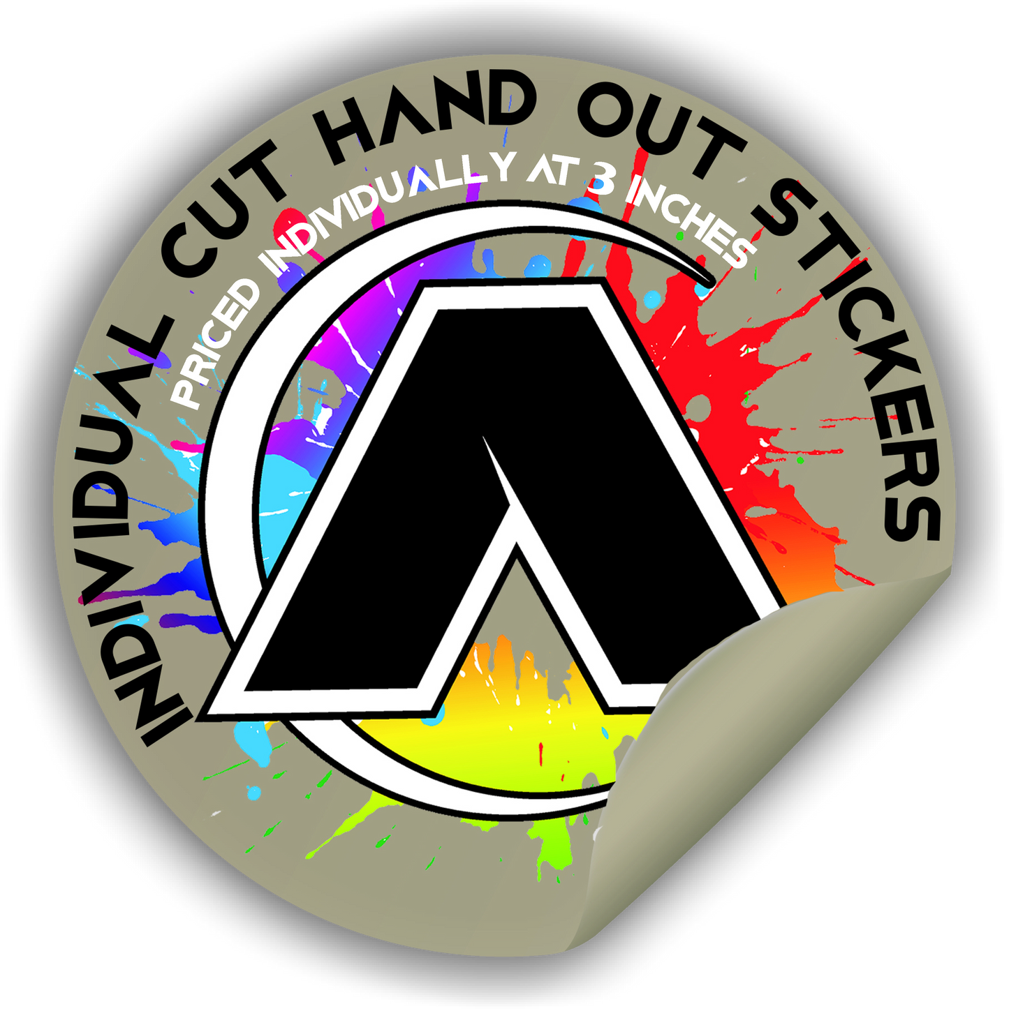 Vinyl Die Cut Stickers - Individually Cut (3 inch)