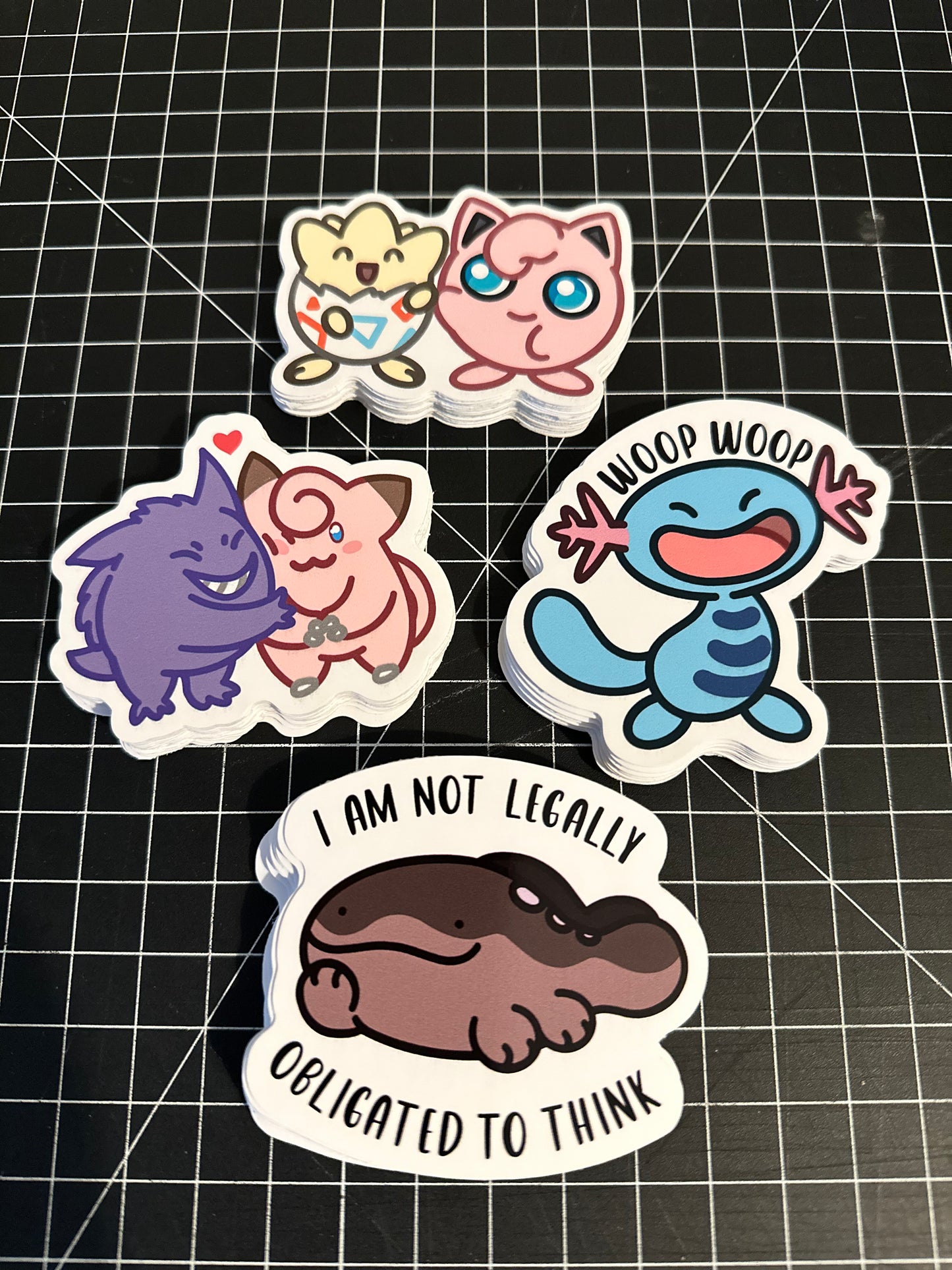Vinyl Die Cut Stickers - Individually Cut (3 inch)