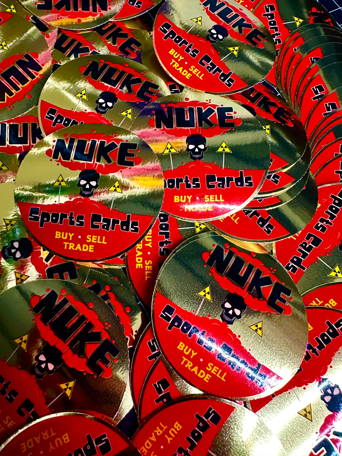100 Count Custom Metallic Gold Stickers & Labels Bundle