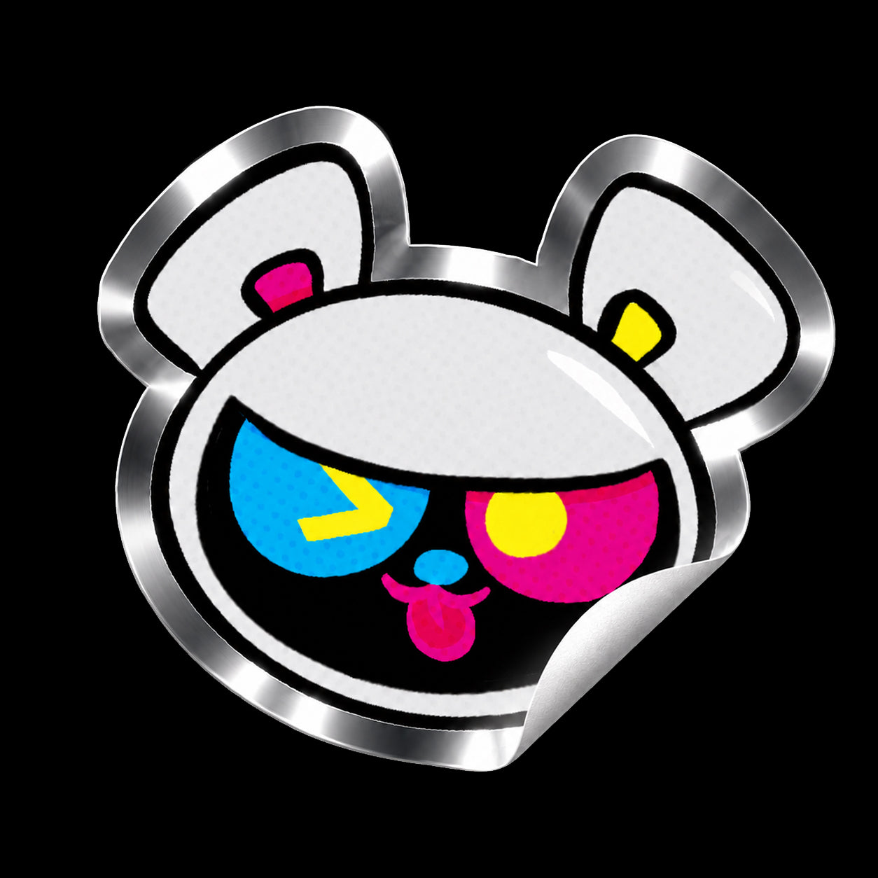 Custom Chrome Stickers & Metallic Silver Labels Bundle