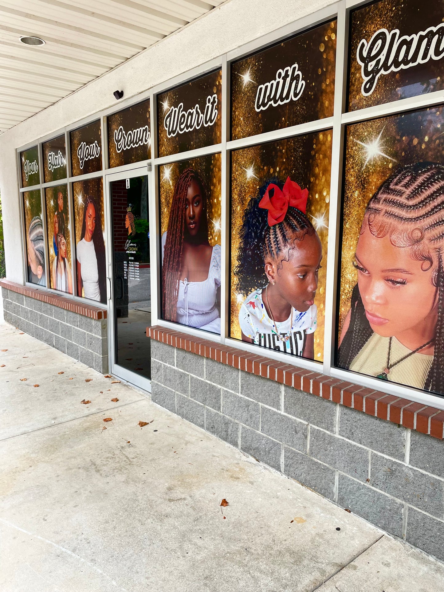 Business Window Print Wrap