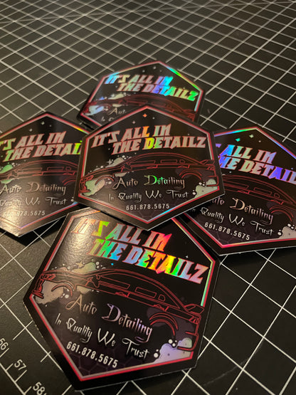 Custom Stickers, Decals, & Labels - Holographic Vinyl