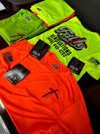 Bulk Custom Dri-Fit Shirt Package – 100 Printed Polyester Shirts