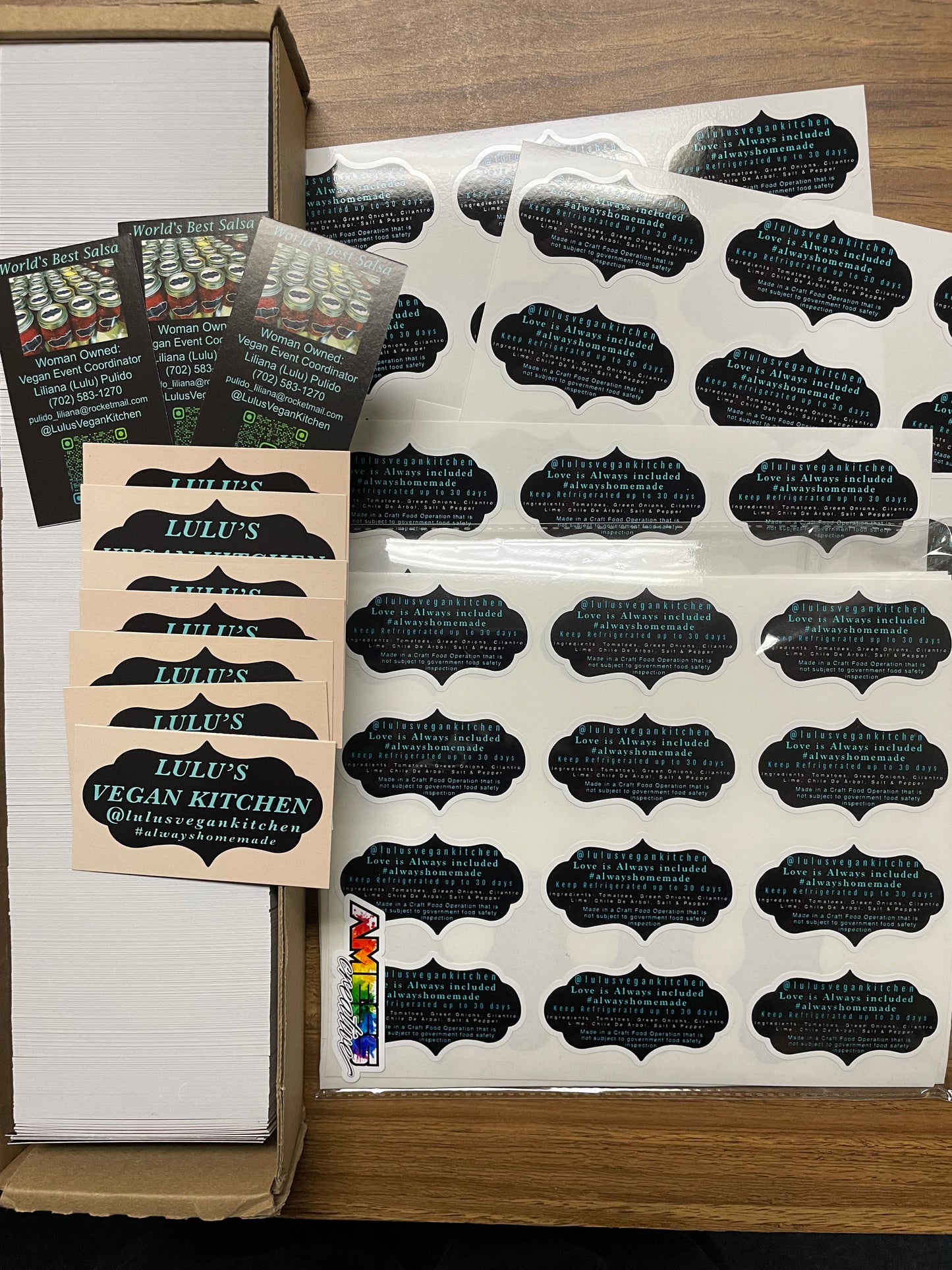 Sticker & Business Card Package (medium)