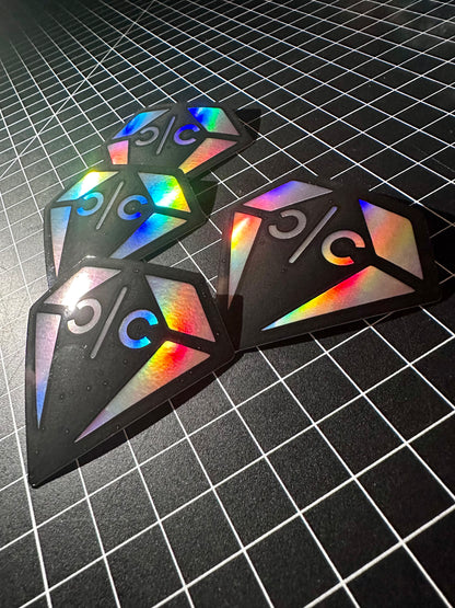 Custom Stickers, Decals, & Labels - Holographic Vinyl