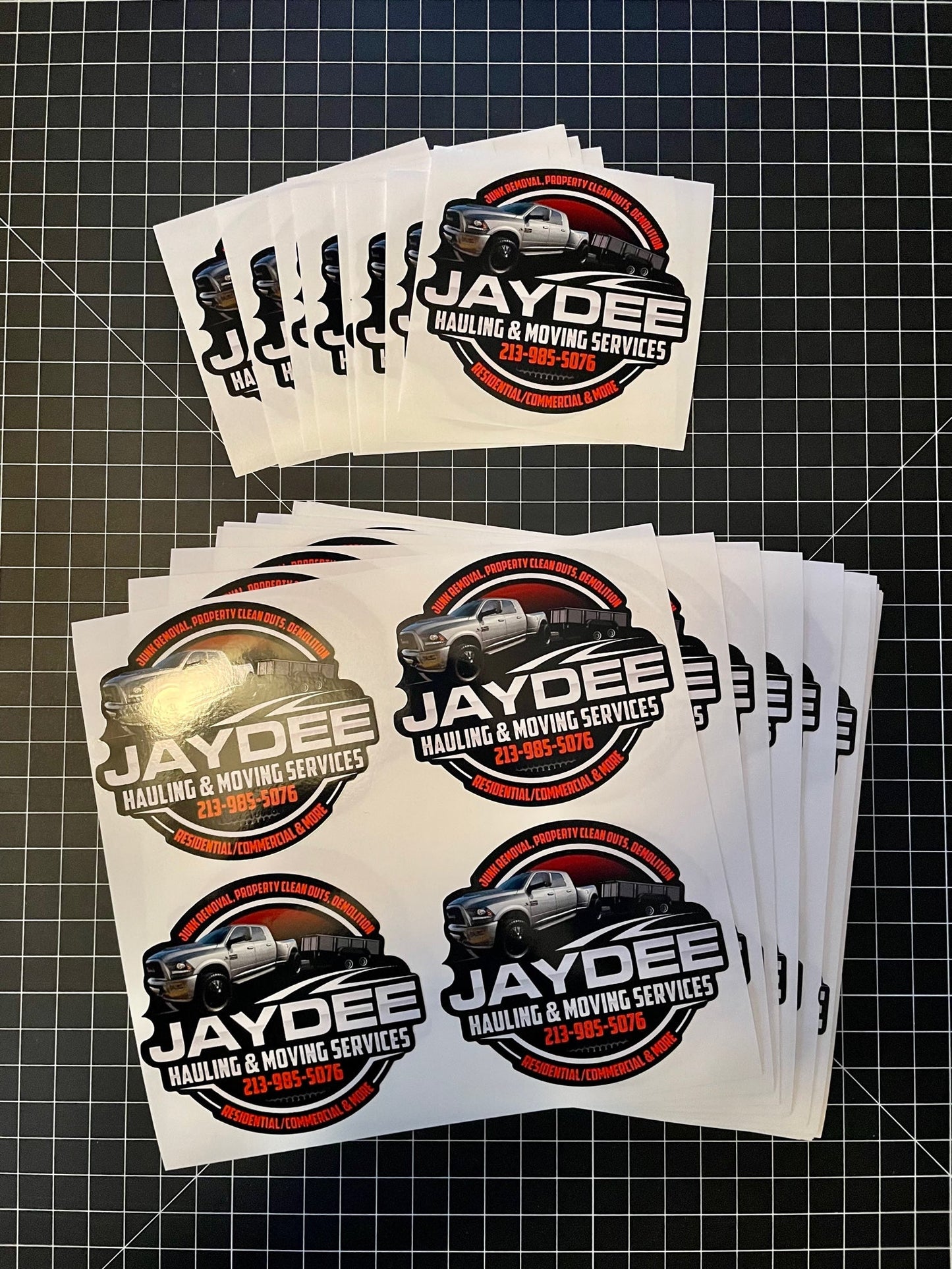 Sample Pack - Custom Stickers, Decals, & Labels - White Vinyl