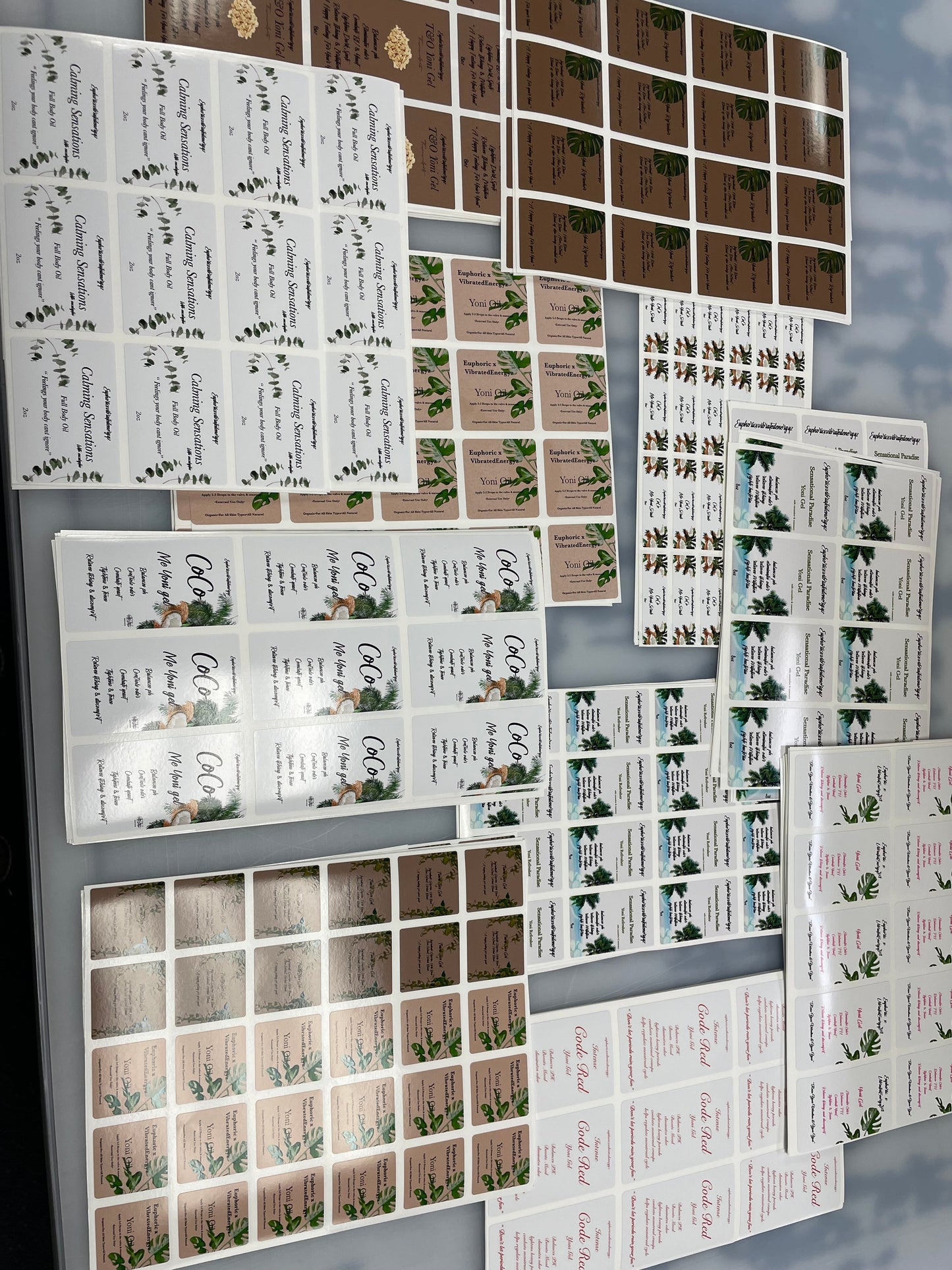 Sample Pack - Custom Stickers, Decals, & Labels - White Vinyl