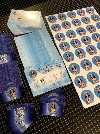 Sticker & Business Card Package (medium)