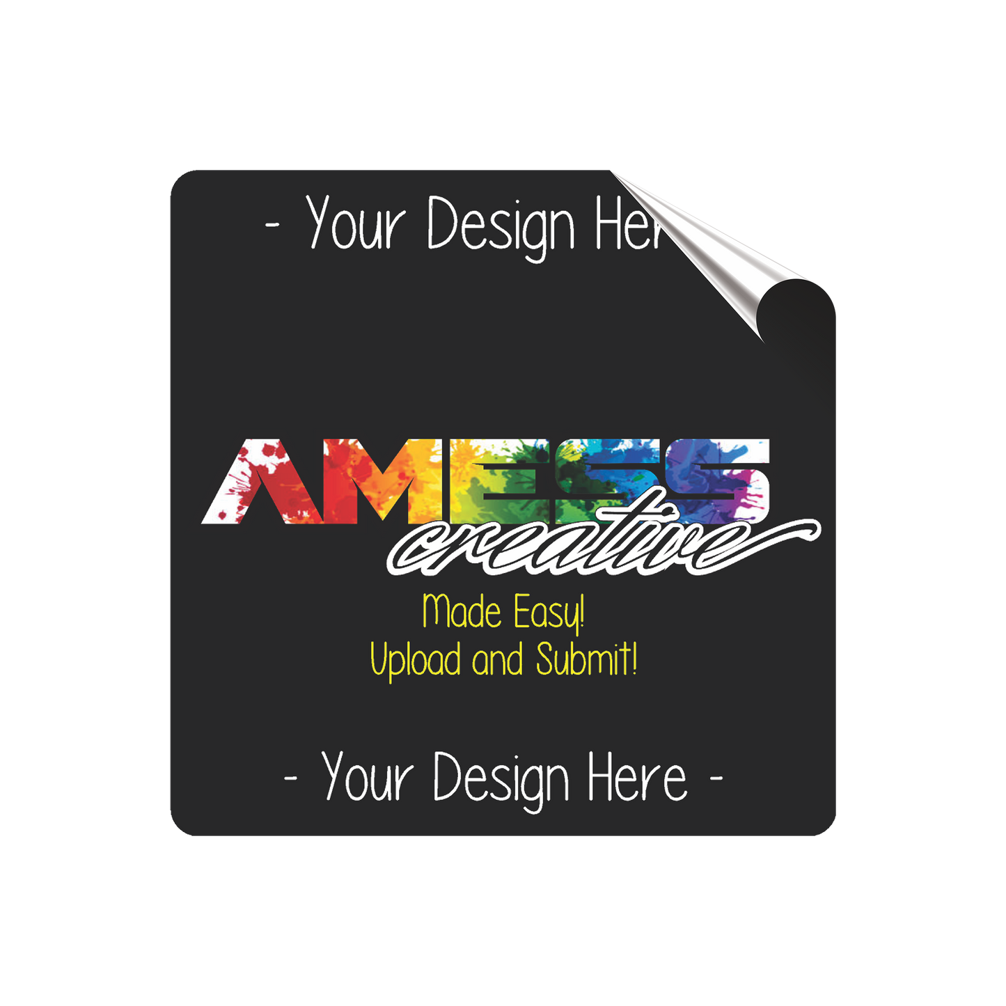 Custom Stickers, Decals, & Labels - White Vinyl