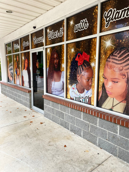 Business Window Print Wrap