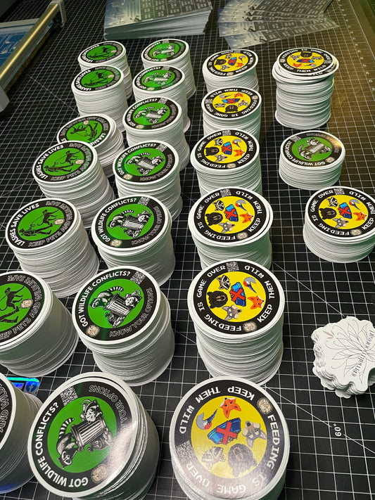 Vinyl Die Cut Stickers - Individually Cut (3 inch)
