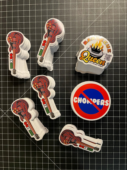 Vinyl Die Cut Stickers - Individually Cut