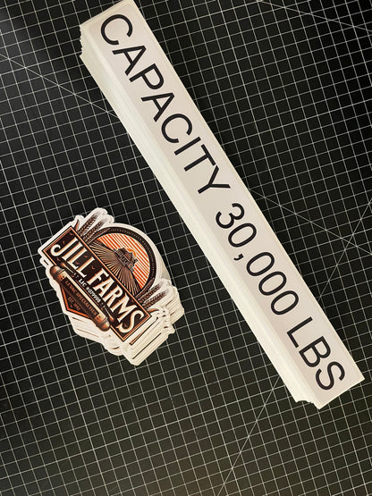 Vinyl Die Cut Stickers - Individually Cut (3 inch)