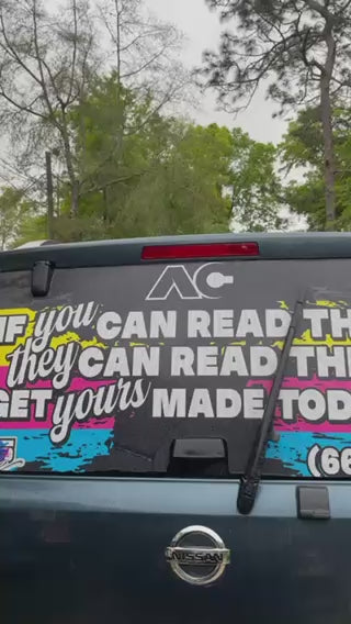 Rear-Window Perf for Cars and Trucks