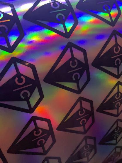 Custom Stickers, Decals, & Labels - Holographic Vinyl